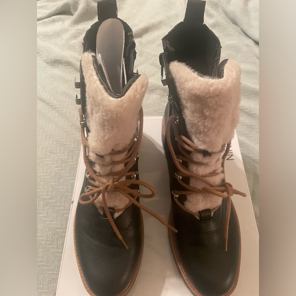 Nine West Combat Boots (Size 10)